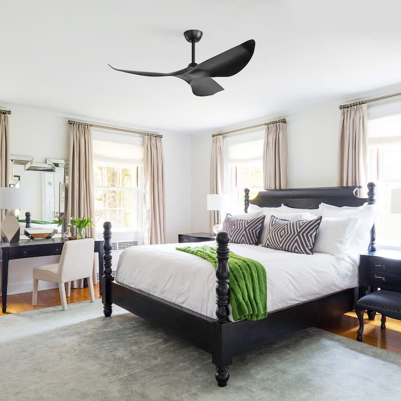 38 Inch Ceiling Fan Without Light ABS Blades Powerful Dc Motor With 1/4/8H Timer for Living Room,Bedroom