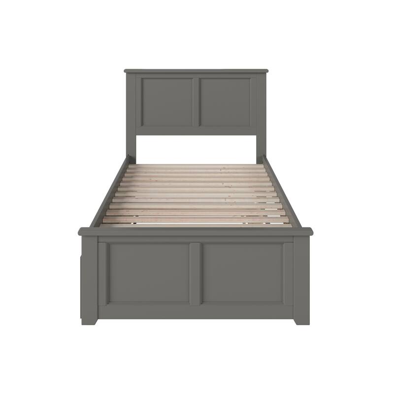 AFI Madison Platform Bed with Matching Footboard & Trundle