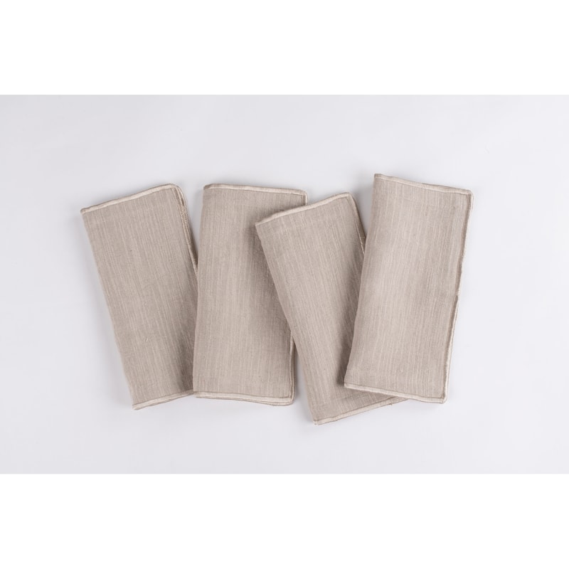 Haven Cocktail Napkin Set (Set of 4) - Natural