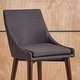 preview thumbnail 6 of 28, Sasha Espresso Barrel Back Counter Stools (Set of 2) iNSPIRE Q Modern