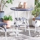 preview thumbnail 30 of 46, SAFAVIEH Outdoor Patio Furniture California Bistro Table (Fully Assembled) (Table Only) Navy/Navy
