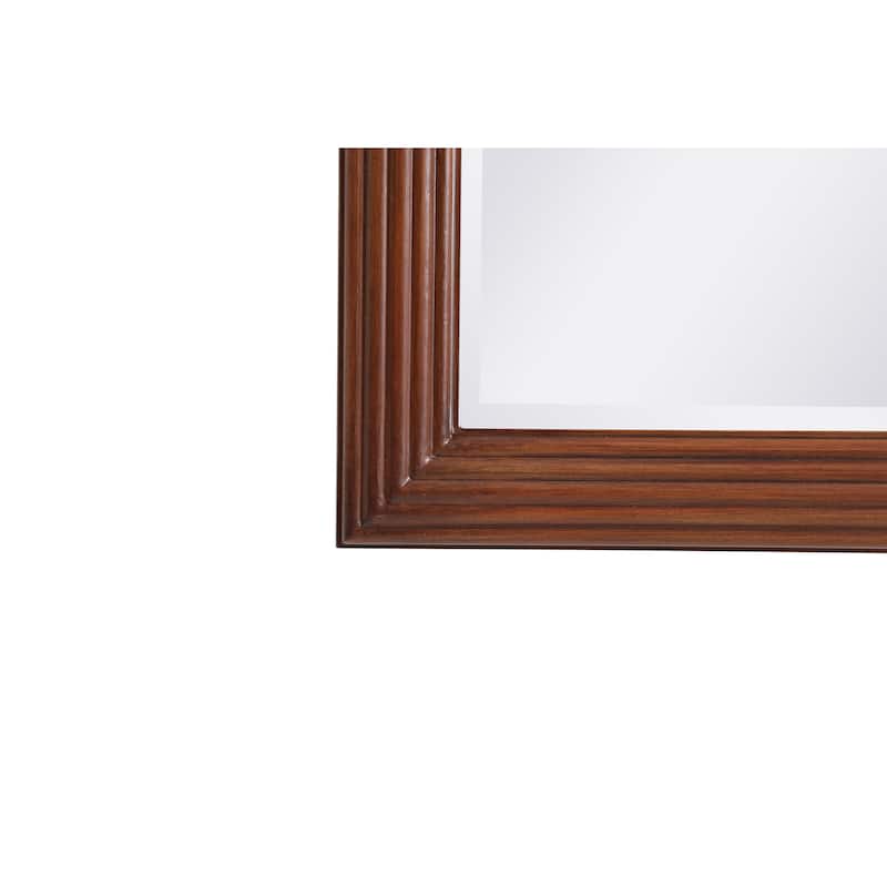 Roman 32" Teak Mirror
