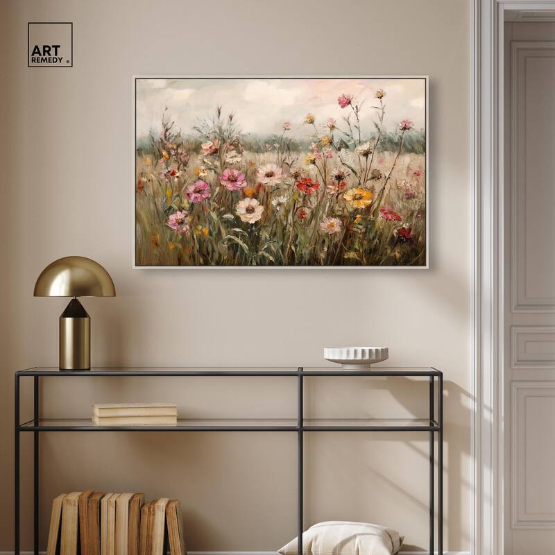 Vintage Blooms I Canvas by Art Remedy