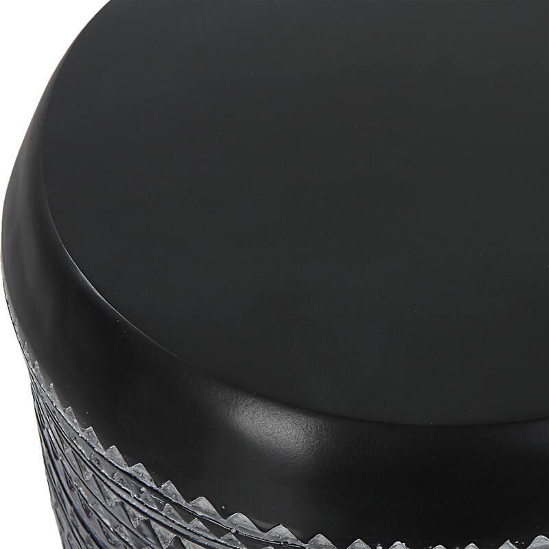 Cutting Edge Geometric End Accent Table - 18.5" - Black