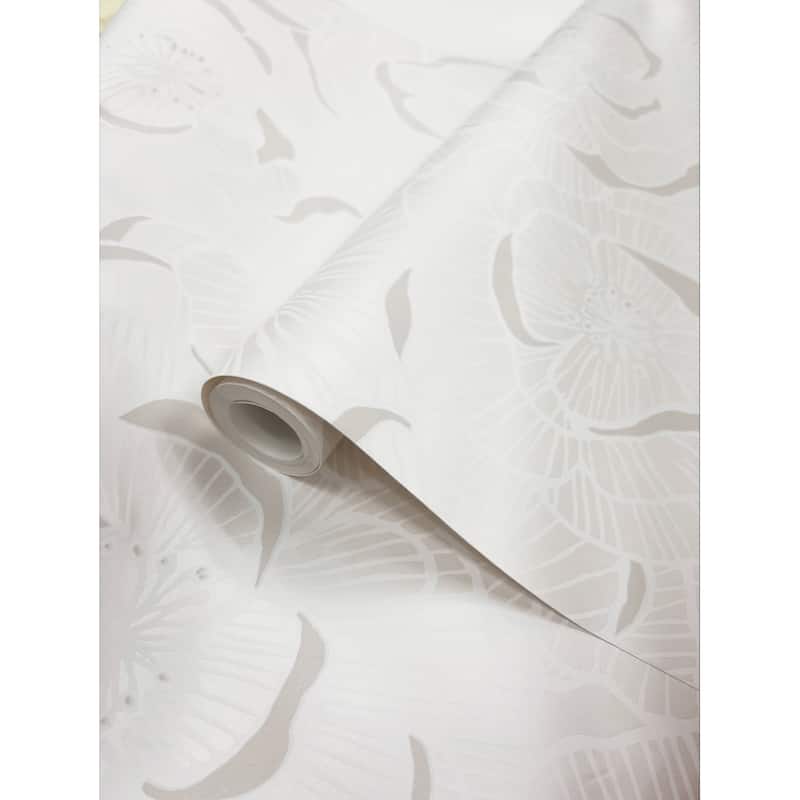 NextWall Camellia Floral Peel and Stick Wallpaper - 20.9 in. W x 18 ft. L