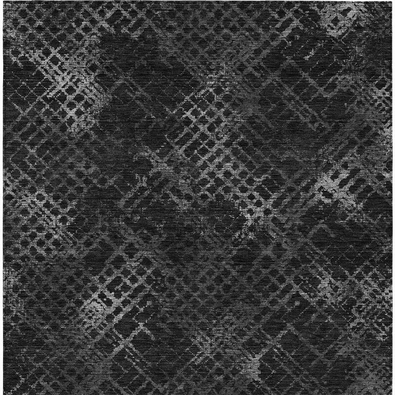 HomeRoots Geometric Transitional Rectangle Outdoor Rug