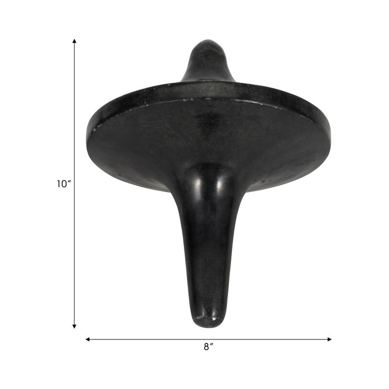 Sagebrook Home Dressler Black Marble Tops