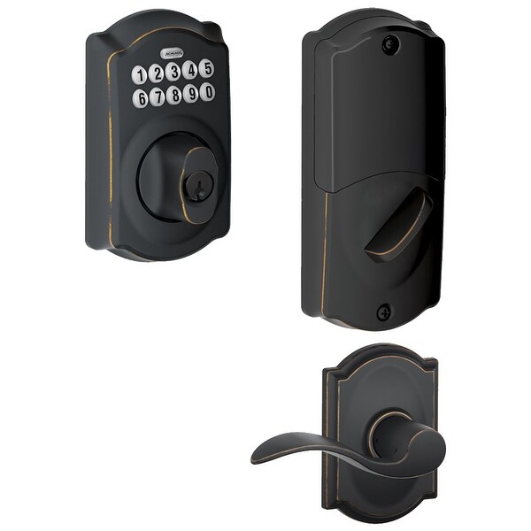 keypad deadbolt and handle