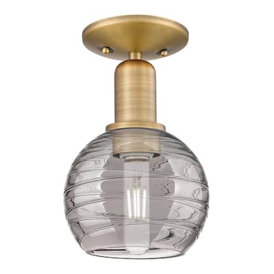 Innovations Lighting 716-1C-G1213-6SM Athens Deco Swirl 6" Wide