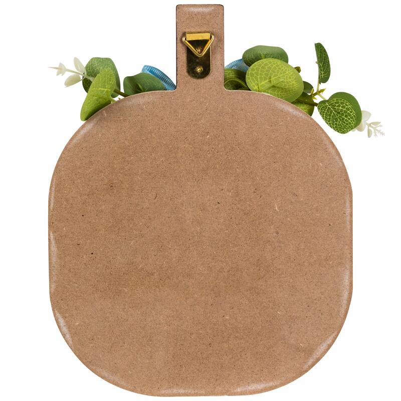 Happy Fall Wooden Pumpkin Fall Harvest Wall Decoration - 9"