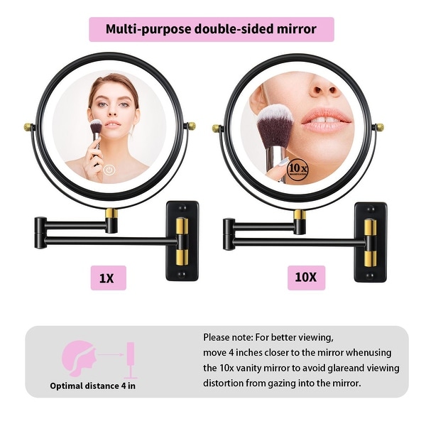 Extendable makeup mirror on sale