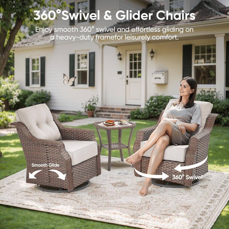 Outdoor Wicker Rattan Sofa Set for Garden