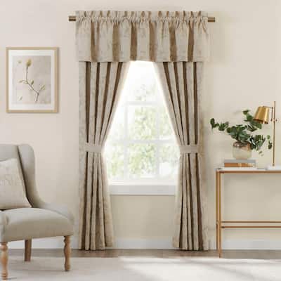 Rose Tree Lucianna Floral Panel Pair Drapes