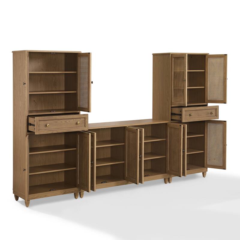 Katia 3-Piece Sideboard And Pantry Set