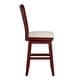 preview thumbnail 31 of 65, Eleanor Slat Back Wood Swivel Stool by iNSPIRE Q Classic