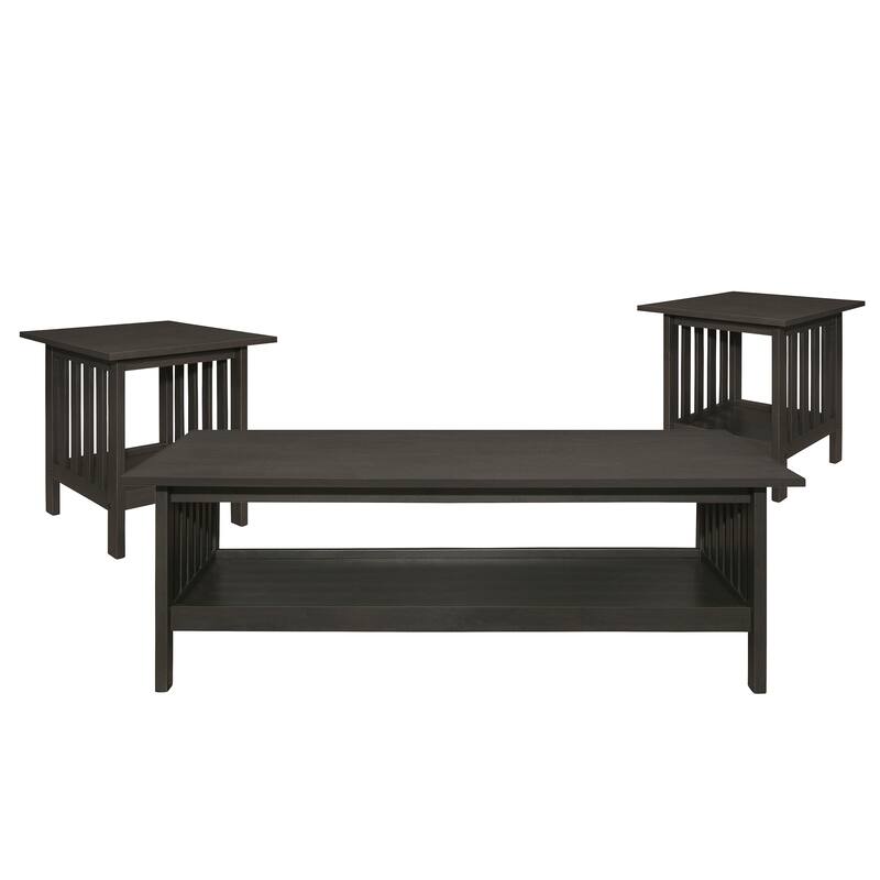 Basseri 3-Piece Pack Occasional Set - Antique Grey