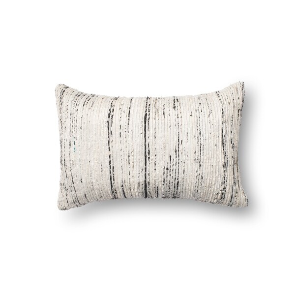 Recycled Sari Silk Stripe Rectangle Throw Pillow or Pillow Cover
