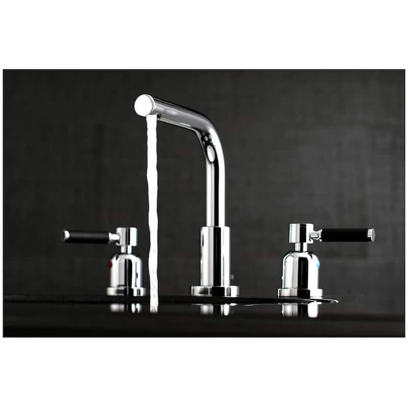Kingston Brass Kaiser 1.2 GPM Widespread Bathroom Faucet with Pop-Up