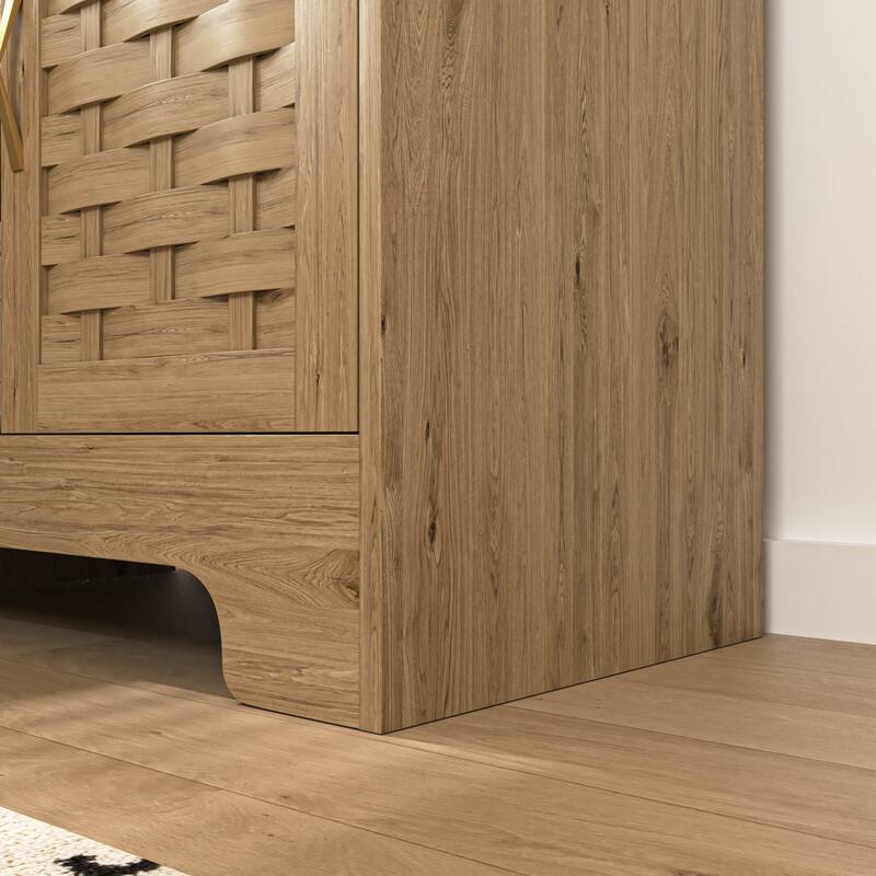 67'' Tall Pantry Buffet Cabinet Freestanding Hutch Cupboard for Home, Kitchen,Tall Freestanding Liquor Cabinet Bar