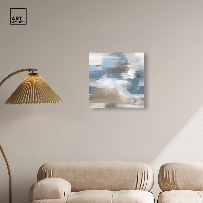 Sand and Snow Canvas by Art Remedy, Gallery Wrapped
