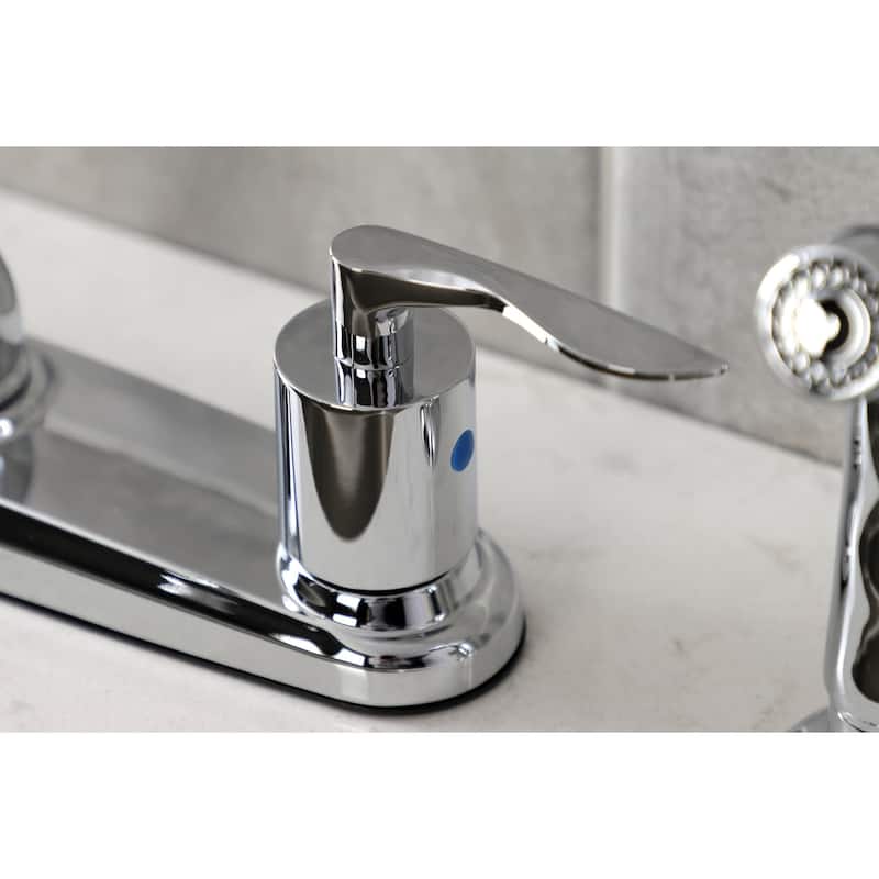 Kingston Brass Serena 1.8 GPM Standard Gooseneck Kitchen Faucet -