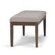 preview thumbnail 63 of 78, WYNDENHALL Hopewell 48 inch Wide Traditional Rectangle Ottoman Bench
