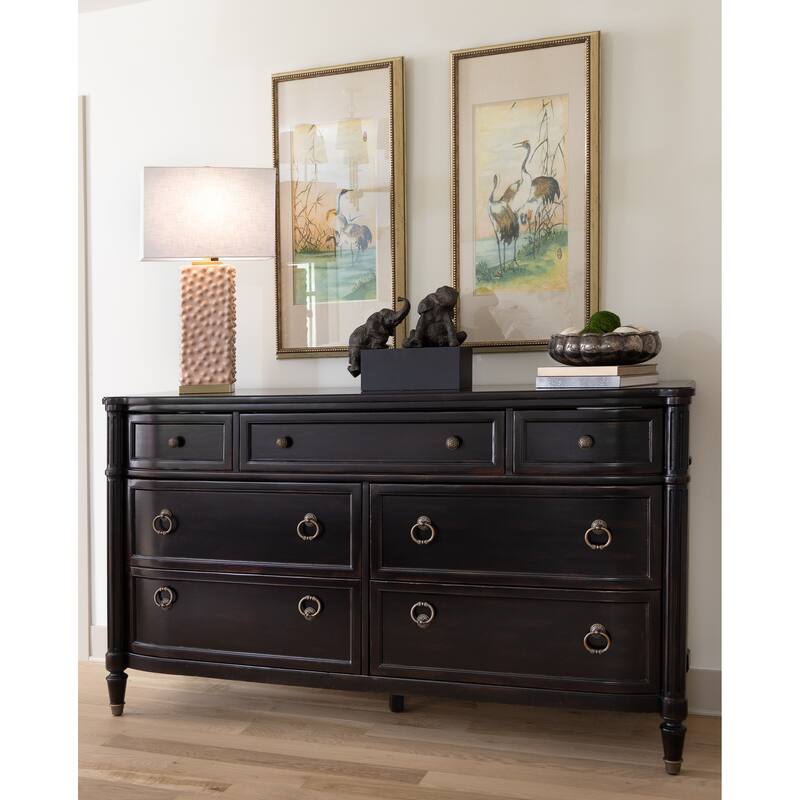 Tamara Day for Stylecraft Edmund Table Lamp - Polished Brass & Pearl Blush - Off-White Shade