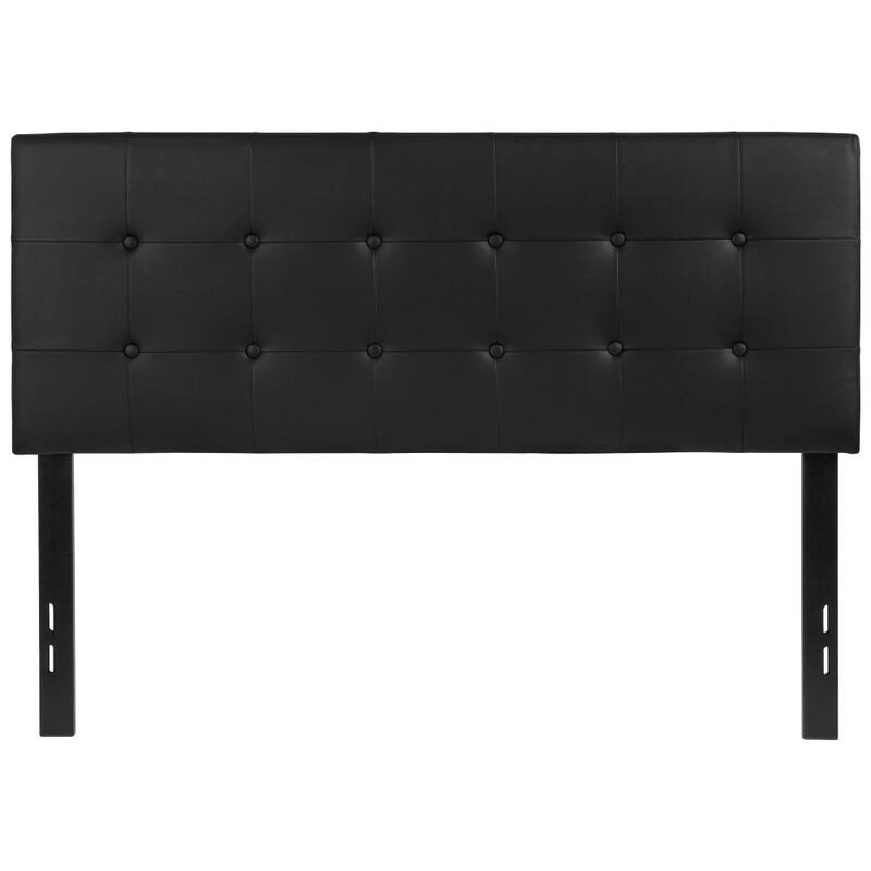 Button Tufted Upholstered Headboard