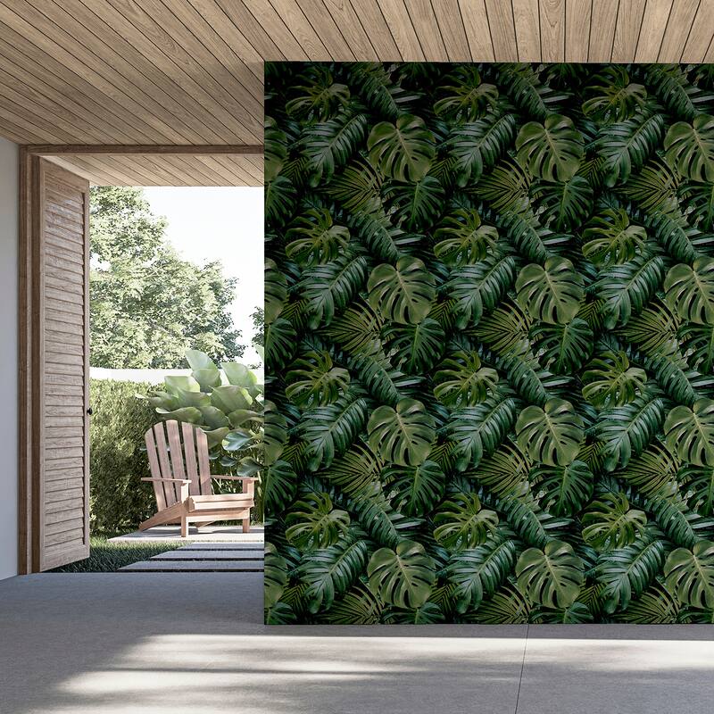Arthouse Harlynn Green Monstera Wallpaper