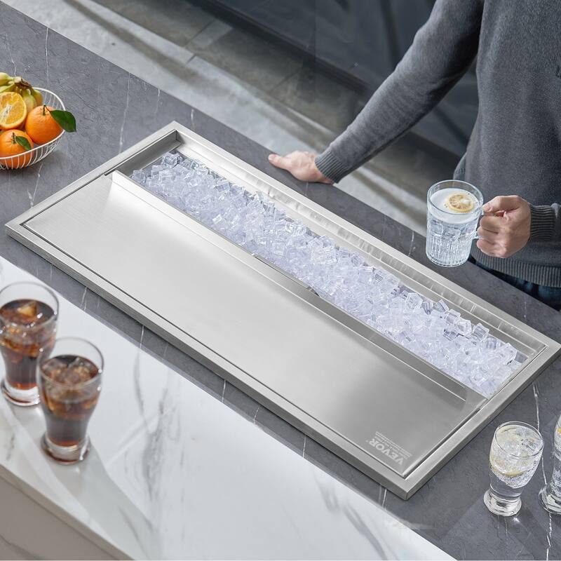 Stainless Steel Commercial-Grade Ice Bin with 24-Hour Insulation for Bars and Restaurants