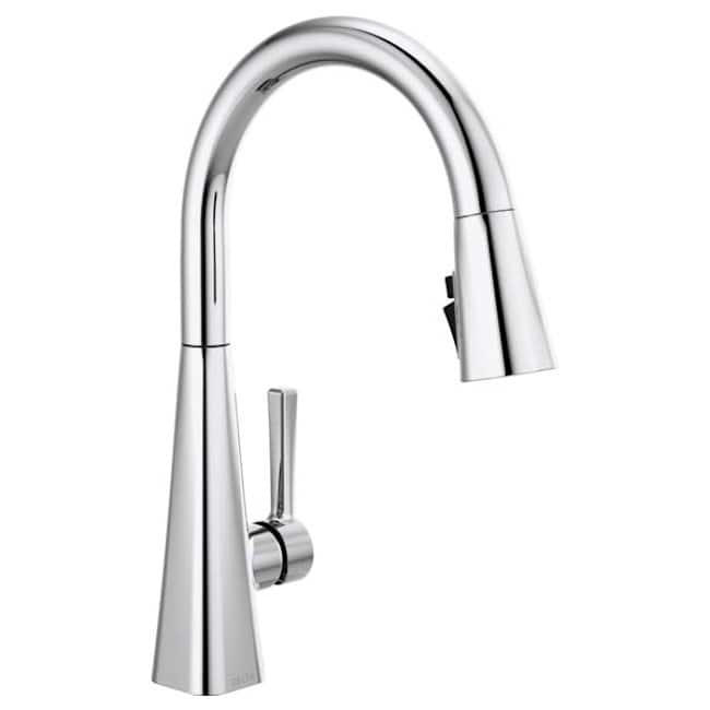 Delta Lenta Single-Handle Pull-Down Kitchen Faucet with ShieldSpray