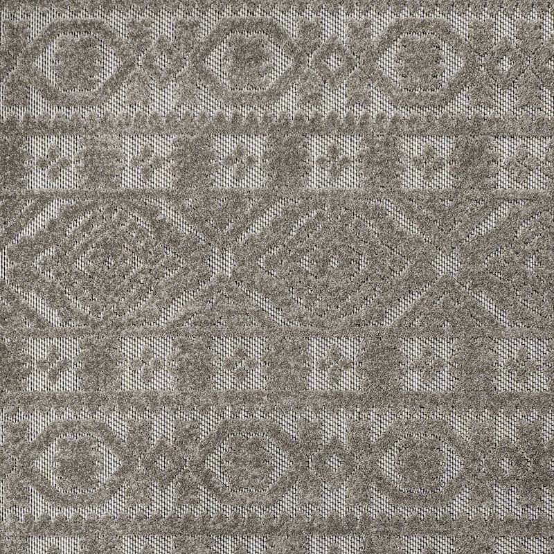 JONATHAN Y Jordan High-Low Pile Mediterranean Tile Indoor/Outdoor Area Rug