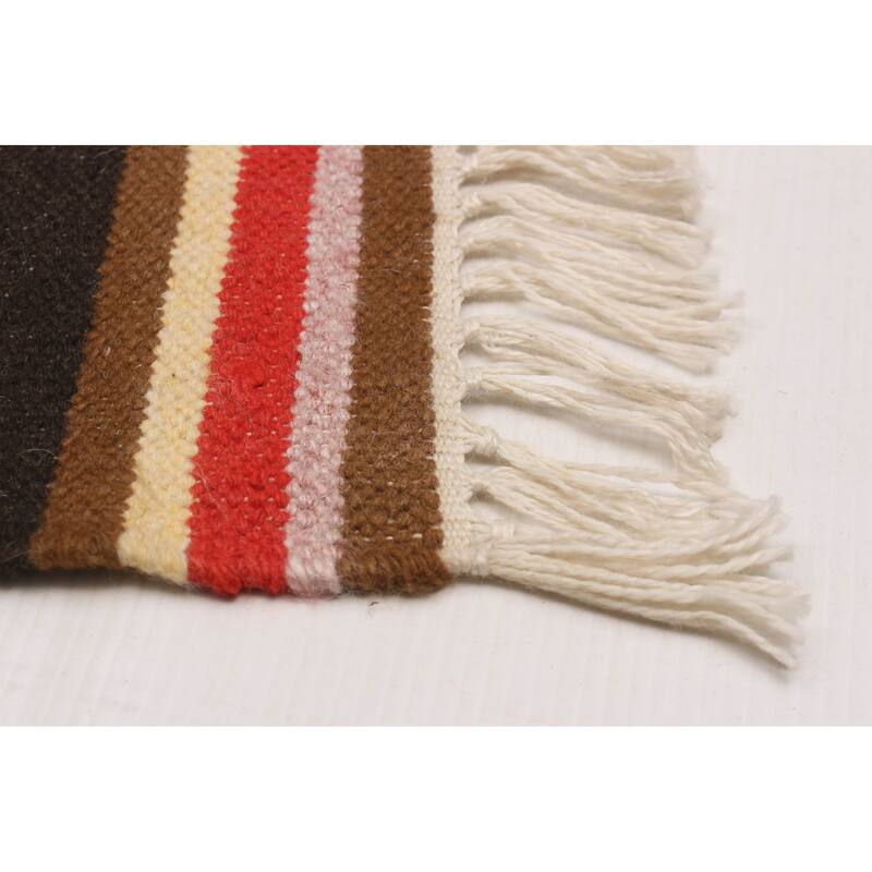 Ankara Brown Kilim 5'1" x 7'10" - 5'1 x 7'10