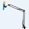 Shop Portable Desk Microphone Mic Suspension Boom Scissor ...