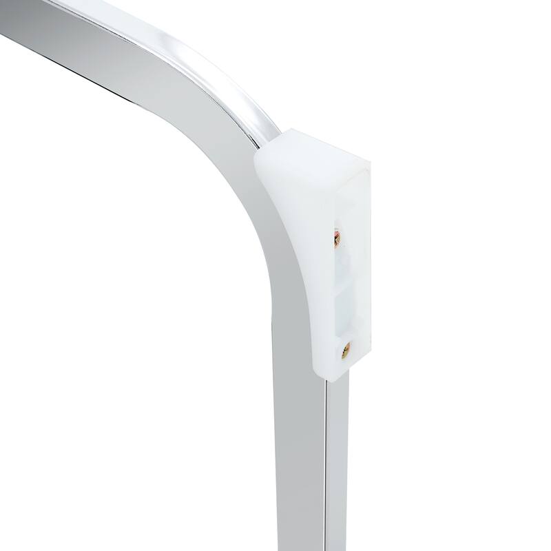 Roomfitters PU Dining Chairs with Arched Silver Metal Legs, High Resilience Upholstered Set of 6 for Dining Room