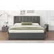preview thumbnail 13 of 16, Upholstery Platform Bed with Storage Headboard, 2 Drawers and Trundle