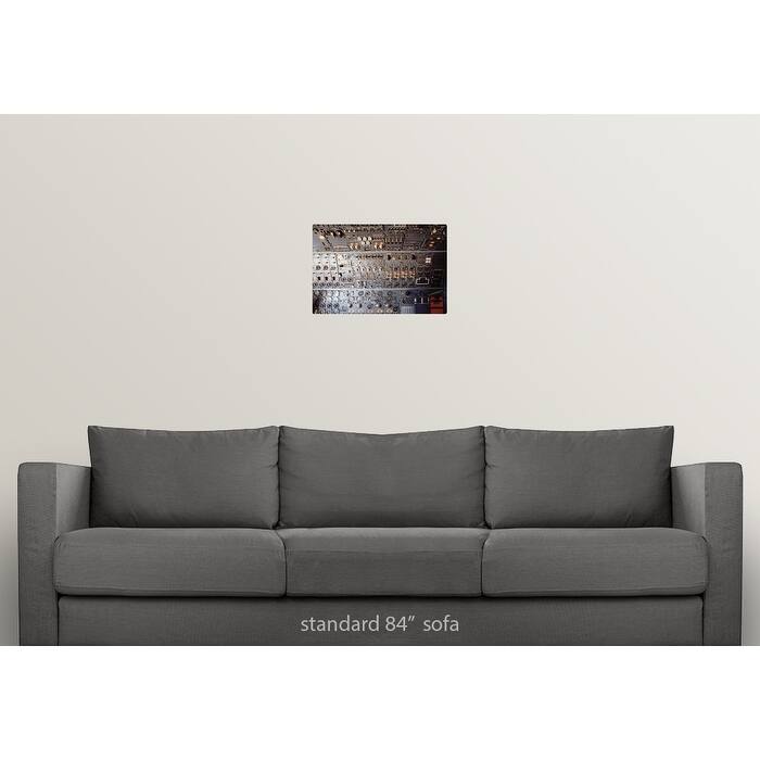 "Airplane cockpit control panel" Poster Print - Multi