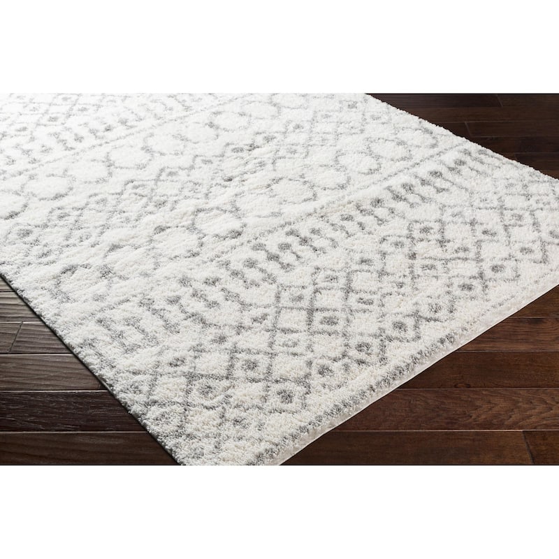 Livabliss Aliyah Shag Moroccan Tribal Area Rug
