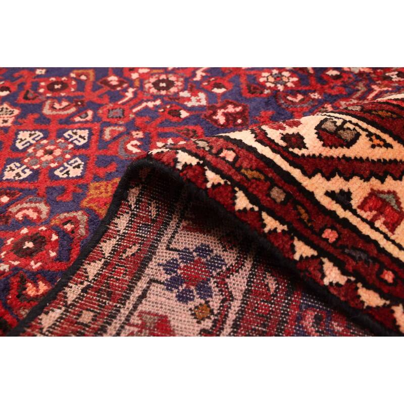 ECARPETGALLERY Hand-knotted Andelz Dark Navy Wool Rug - 3'8 x 10'4