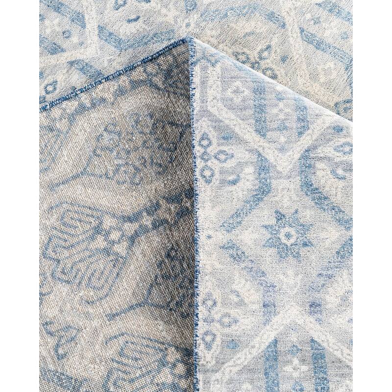 Ikat One-of-a-Kind Hand-Knotted Area Rug, Beige - 8' 2" x 10' 2"