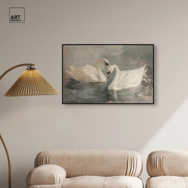 Ivory Idyllic Canvas by Art Remedy