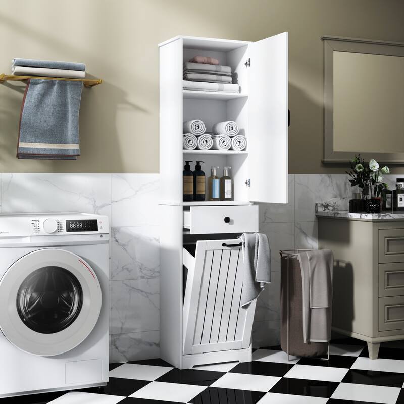 Laundry Cabinet ,with 1 Storage cabinet and 1 Drawer