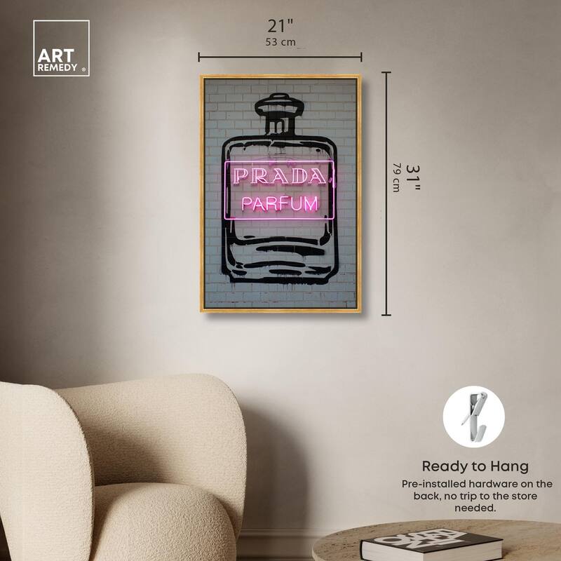 Fragrance Frame Canvas by Art Remedy