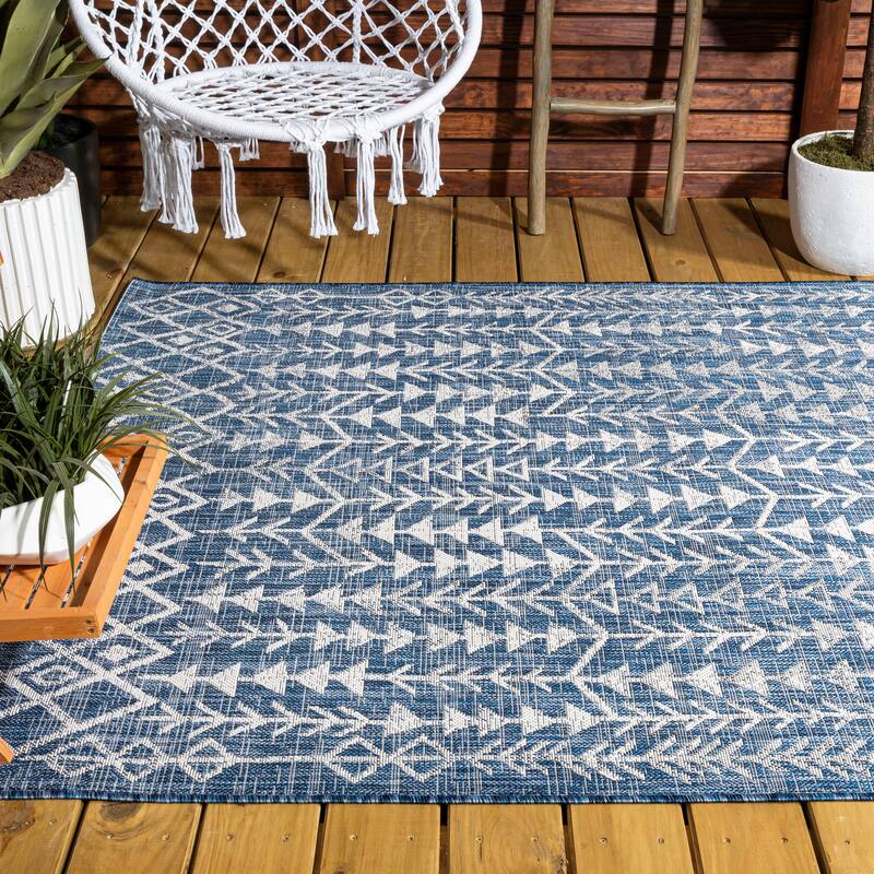 JONATHAN Y Sukie Bohemian Geometric Indoor/Outdoor Area Rug