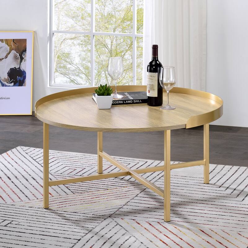Coffee Table with Tray Top - Oak