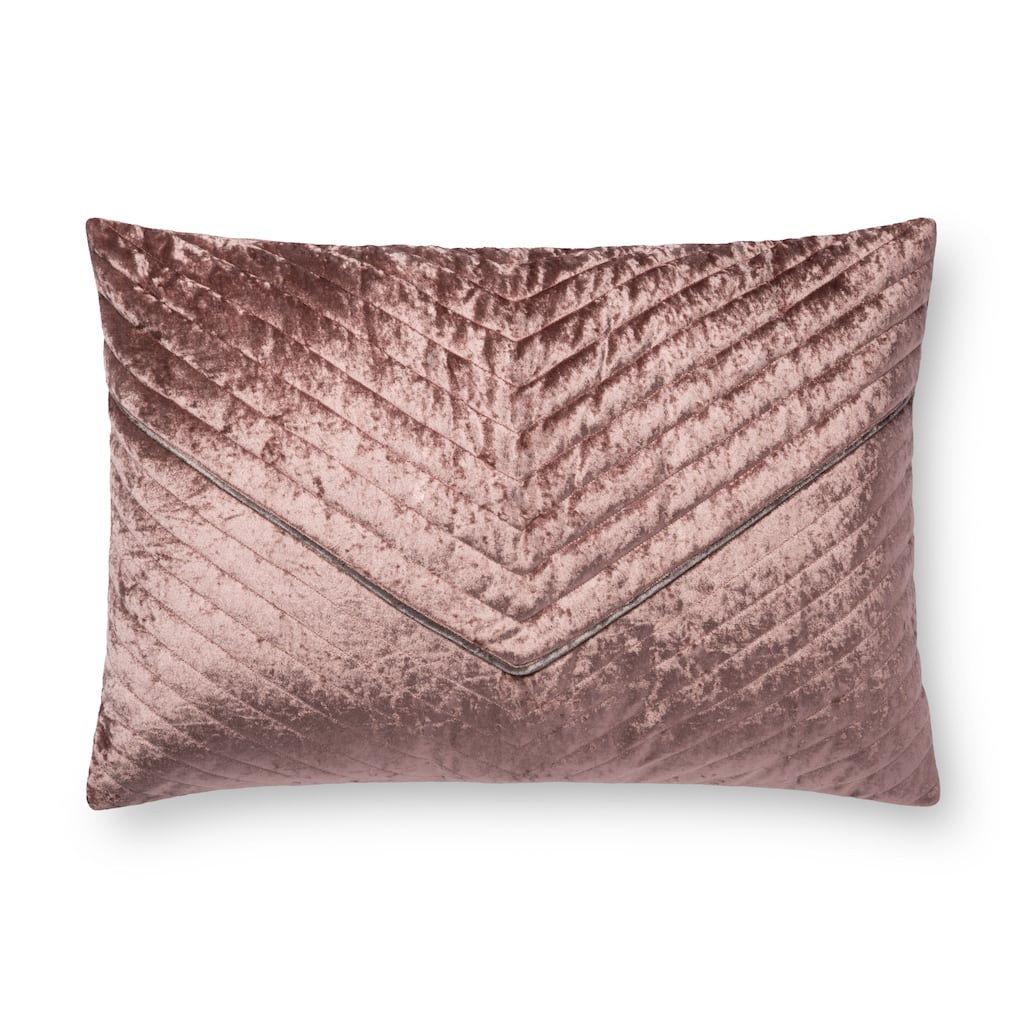 Alexander Home Claudette Metallic Velvet Glam Throw Pillow