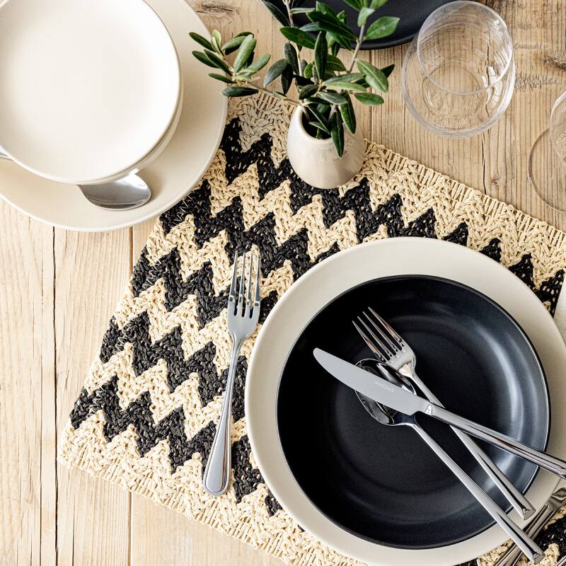 Over&back Woven Fiber Placemats - Set of 4