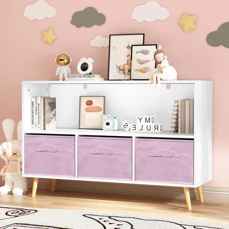 Children's Book Display,Toy Storage Cabinet Organizer