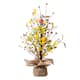 Glitzhome 18"H Easter Eggs Table Tree Centerpieces - Yellow