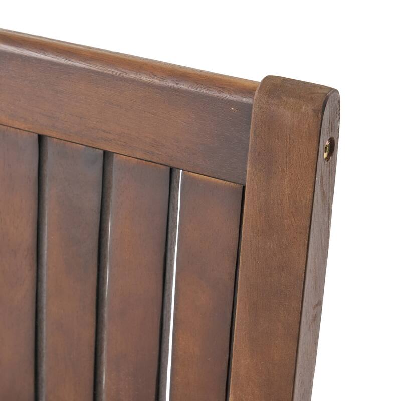 Fallon Outdoor 7-Piece Acacia Wood Dining Set by Christopher Knight Home